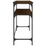 Mesa consola madera de ingeniería marrón roble 100x35,5x75 cm by , Side tables - Ref: Foro24-834049, Price: 48,71 €, Discount: %