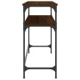 Mesa consola madera de ingeniería marrón roble 100x35,5x75 cm de , Mesas auxiliares - Ref: Foro24-834049, Precio: 49,32 €, De...