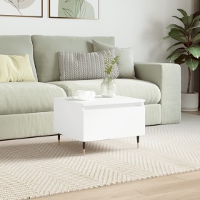 Mesa de centro madera de ingeniería blanco 50x46x35 cm de , Mesas de centro - Ref: Foro24-830844, Precio: 44,21 €, Descuento: %