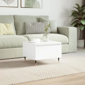 White engineered wood coffee table 50x46x35 cm by , Coffee table - Ref: Foro24-830844, Price: 43,69 €, Discount: %