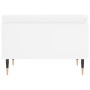 Mesa de centro madera de ingeniería blanco 50x46x35 cm de , Mesas de centro - Ref: Foro24-830844, Precio: 44,21 €, Descuento: %