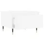 Mesa de centro madera de ingeniería blanco 50x46x35 cm de , Mesas de centro - Ref: Foro24-830844, Precio: 43,69 €, Descuento: %