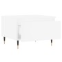 Mesa de centro madera de ingeniería blanco 50x46x35 cm de , Mesas de centro - Ref: Foro24-830844, Precio: 44,21 €, Descuento: %