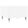 Mesa de centro madera de ingeniería blanco 50x46x35 cm de , Mesas de centro - Ref: Foro24-830844, Precio: 44,21 €, Descuento: %