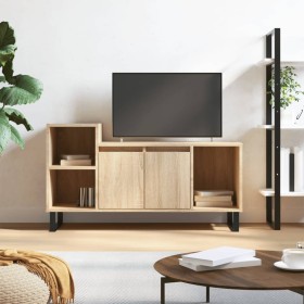 Mueble para TV madera contrachapada roble Sonoma 100x35x55 cm de , Muebles TV - Ref: Foro24-831327, Precio: 65,52 €, Descuent...