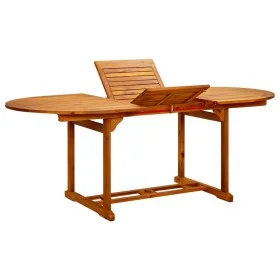 Mesa de jardín madera maciza de acacia 200x100x75 cm de vidaXL, Mesas de jardín - Ref: Foro24-41818, Precio: 288,54 €, Descue...