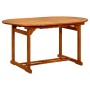 Mesa de jardín madera maciza de acacia 200x100x75 cm de vidaXL, Mesas de jardín - Ref: Foro24-41818, Precio: 247,92 €, Descue...