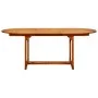 Mesa de jardín madera maciza de acacia 200x100x75 cm de vidaXL, Mesas de jardín - Ref: Foro24-41818, Precio: 288,54 €, Descue...