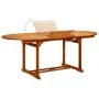 Mesa de jardín madera maciza de acacia 200x100x75 cm de vidaXL, Mesas de jardín - Ref: Foro24-41818, Precio: 288,54 €, Descue...