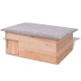 Casa para erizos de madera 45x33x22 cm de vidaXL, Jaulas y habitáculos para animales pequeños - Ref: Foro24-42351, Precio: 49...