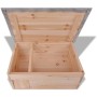 Casa para erizos de madera 45x33x22 cm de vidaXL, Jaulas y habitáculos para animales pequeños - Ref: Foro24-42351, Precio: 49...