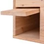 Casa para erizos de madera 45x33x22 cm de vidaXL, Jaulas y habitáculos para animales pequeños - Ref: Foro24-42351, Precio: 45...