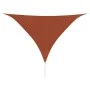 Toldo de vela triangular tela Oxford terracota 5x5x5 m de vidaXL, Sombrillas - Ref: Foro24-42311, Precio: 52,76 €, Descuento: %
