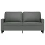 2-seater sofa in dark gray fabric 140 cm by , Sofas - Ref: Foro24-359164, Price: 215,51 €, Discount: %