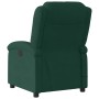 Sillón reclinable de masaje eléctrico terciopelo verde oscuro en Sillones | Comprar online en Foru.es