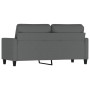 Sofá de 2 plazas de tela gris oscuro 140 cm de , Sofás - Ref: Foro24-359164, Precio: 219,69 €, Descuento: %