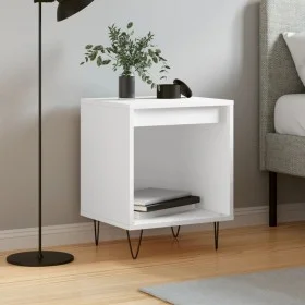 Weißer Nachttisch aus Sperrholz, 40 x 35 x 50 cm von , Nachttische - Ref: Foro24-830716, Preis: 33,86 €, Rabatt: %