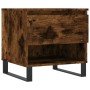 Mesa de centro madera de ingeniería roble ahumado 50x46x50 cm de , Mesas de centro - Ref: Foro24-830934, Precio: 40,64 €, Des...