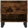 Mesa de centro madera de ingeniería roble ahumado 50x46x50 cm de , Mesas de centro - Ref: Foro24-830934, Precio: 40,64 €, Des...