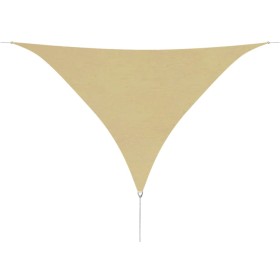 Toldo de vela triangular tela Oxford beige 5x5x5 m de vidaXL, Sombrillas - Ref: Foro24-42296, Precio: 56,52 €, Descuento: %