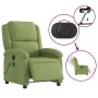 Sillón reclinable de masaje eléctrico terciopelo verde claro en Sillones | Comprar online en Foru.es