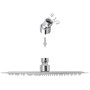 Cabezal de ducha redondo efecto lluvia acero inoxidable 25 cm de vidaXL, Cabezales de ducha - Ref: Foro24-142155, Precio: 22,...