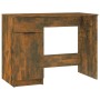 Escritorio madera contrachapada roble ahumado 100x50x75 cm de , Escritorios - Ref: Foro24-817126, Precio: 87,64 €, Descuento: %