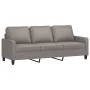 Juego de sofás con cojines 3 piezas tela gris taupe de , Sofás - Ref: Foro24-3201475, Precio: 534,00 €, Descuento: %