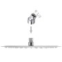 Cabezal de ducha redondo efecto lluvia acero inoxidable 30 cm de vidaXL, Cabezales de ducha - Ref: Foro24-142156, Precio: 27,...