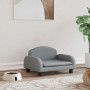Cama para perros de tela gris claro 50x40x30 cm en Camas para perros | Comprar online en Foru.es