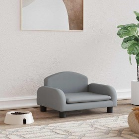 Cama para perros de tela gris claro 50x40x30 cm en Camas para perros | Comprar online en Foru.es