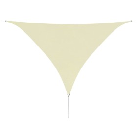 Toldo de vela triangular tela Oxford color crema 5x5x5 m de vidaXL, Sombrillas - Ref: Foro24-42301, Precio: 40,85 €, Descuent...