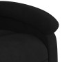 Sillón reclinable de masaje eléctrico terciopelo negro en Sillones | Comprar online en Foru.es