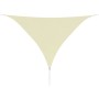 Toldo de vela triangular tela Oxford color crema 5x5x5 m de vidaXL, Sombrillas - Ref: Foro24-42301, Precio: 40,85 €, Descuent...