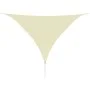 Toldo de vela triangular tela Oxford color crema 5x5x5 m de vidaXL, Sombrillas - Ref: Foro24-42301, Precio: 52,91 €, Descuent...