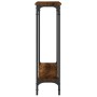 Mesa consola madera de ingeniería roble ahumado 75x22,5x75 cm de , Mesas auxiliares - Ref: Foro24-834022, Precio: 34,53 €, De...