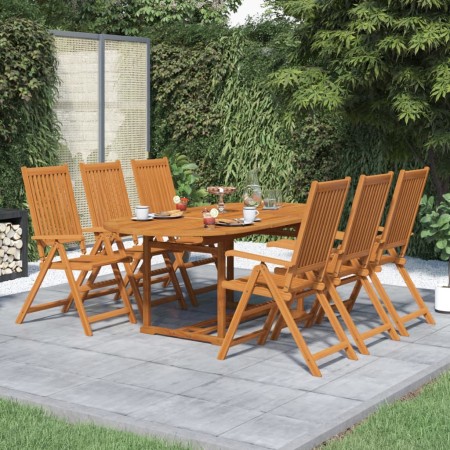 Set de comedor de jardín 7 piezas madera maciza de acacia de vidaXL, Conjuntos de jardín - Ref: Foro24-41814, Precio: 676,11 ...