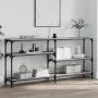 Mesa consola madera de ingeniería gris Sonoma 160x29x75 cm de , Mesas auxiliares - Ref: Foro24-834088, Precio: 72,99 €, Descu...