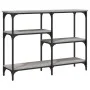 Mesa consola madera de ingeniería gris Sonoma 102x29x75 cm de , Mesas auxiliares - Ref: Foro24-834083, Precio: 58,06 €, Descu...