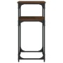 Mesa consola madera de ingeniería marrón roble 75x35,5x75 cm de , Mesas auxiliares - Ref: Foro24-834074, Precio: 46,19 €, Des...