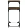 Oak brown engineered wood console table 75x35.5x75 cm by , Side tables - Ref: Foro24-834074, Price: 45,63 €, Discount: %