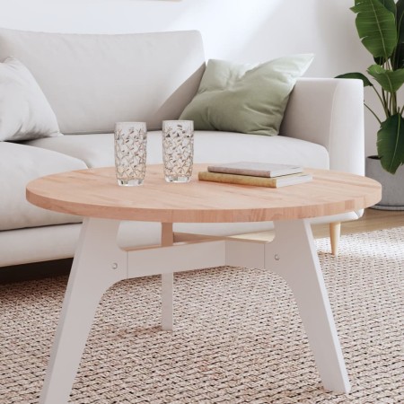 Tablero redondo de madera maciza de haya Ø80x2,5 cm de , Tableros para mesas - Ref: Foro24-355918, Precio: 89,64 €, Descuento: %