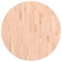 Round solid beech wood board Ø80x2.5 cm by , Table tops - Ref: Foro24-355918, Price: 88,17 €, Discount: %