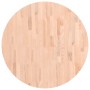 Tablero redondo de madera maciza de haya Ø80x2,5 cm de , Tableros para mesas - Ref: Foro24-355918, Precio: 89,64 €, Descuento: %
