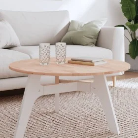 Round solid beech wood board Ø80x1.5cm by , Table tops - Ref: Foro24-355911, Price: 82,98 €, Discount: %