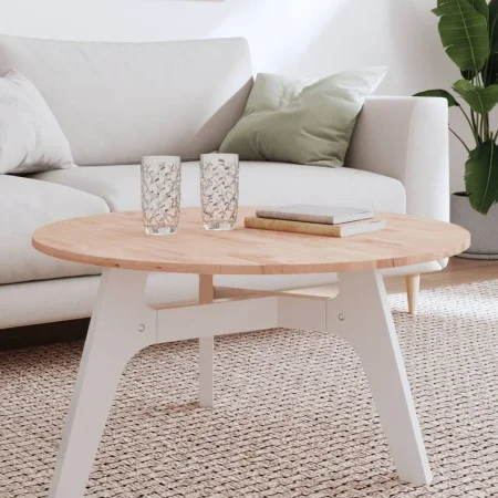 Tablero redondo de madera maciza de haya Ø80x1,5cm de , Tableros para mesas - Ref: Foro24-355911, Precio: 82,98 €, Descuento: %