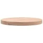 Round solid beech wood board Ø30x2.5 cm by , Table tops - Ref: Foro24-355913, Price: 19,80 €, Discount: %