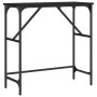 Mesa consola madera de ingeniería negra 75x32x75 cm de , Mesas auxiliares - Ref: Foro24-834060, Precio: 37,56 €, Descuento: %