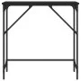 Schwarzer Konsolentisch aus Holzwerkstoff, 75 x 32 x 75 cm von , Seitentische - Ref: Foro24-834060, Preis: 37,04 €, Rabatt: %