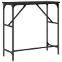 Black engineered wood console table 75x32x75 cm by , Side tables - Ref: Foro24-834060, Price: 37,04 €, Discount: %